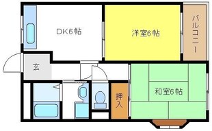 ドミールナカオカの物件間取画像